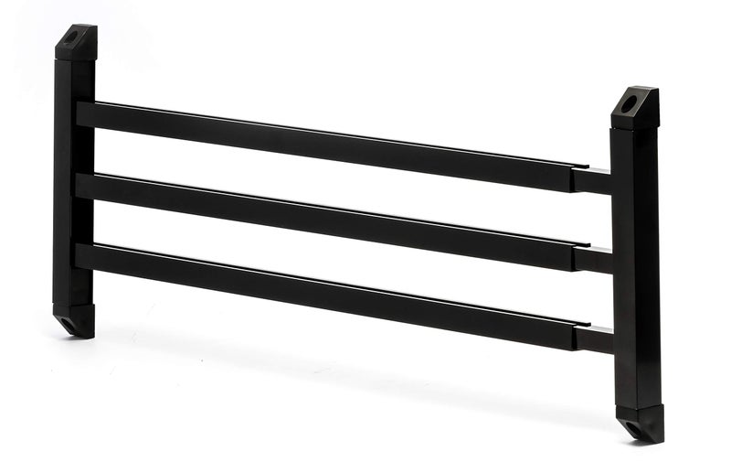 Camco 43976 RV Screen Door Push Bar, Black - Adds Strength and Stability to Your Screen Door - Prevents Torn Screens - Image 1